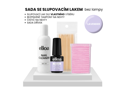 Sada bez lampy Lavender