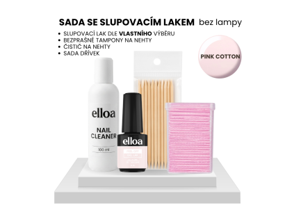 Sada bez lampy Pink Cotton