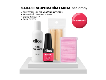 Sada bez lampy Rubine Red