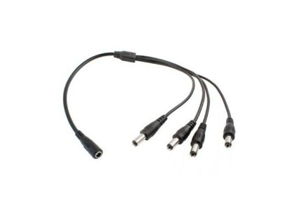 Napájecí kabel - rozbočovač spliter 1 samice - 4 samci
