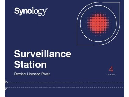 Synology 4 další licence pro IP kamery