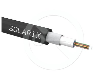 Univerzální kabel CLT Solarix 12vl 50/125 LSOH, OM3, černý, SXKO-CLT-12-OM3-LSOH