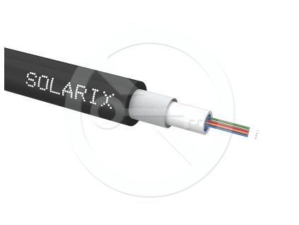 Univerzální kabel CLT Solarix 8vl 9/125, LSOH, černý, SXKO-CLT-8-OS-LSOH