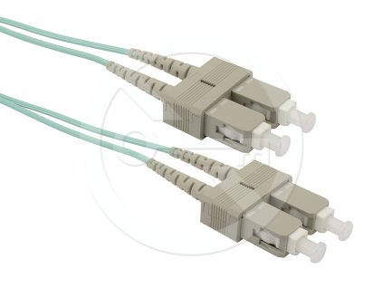Patch kabel Solarix 50/125 SCpc/SCpc MM OM3 5m duplex SXPC-SC/SC-PC-OM3-5M-D