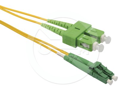 Patch kabel 9/125 LCapc/SCapc SM OS 1m duplex SXPC-LC/SC-APC-OS-1M-D