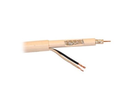 Vnitřní Multikabel RG59 + 2x 1.0mm2 200m LSOH