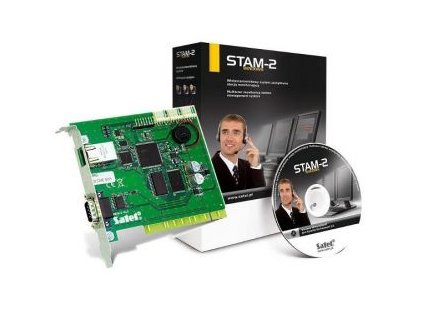 STAM-2 BE PRO Přijímací ethernetová karta do PC STAM-1PE, 1 linka, program STAM-2 PRO,…