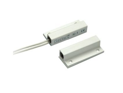 K-1 Plastový, povrchový magnetický kontakt, nalepovací