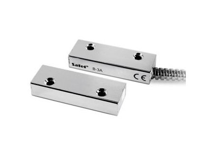 B-3A Magnetický kontakt povrchový robustní, kovové tělo, pracovní mezera 3,8cm,…