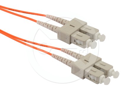 Patch kabel Solarix 50/125 SCpc/SCpc MM OM2 1m duplex SXPC-SC/SC-PC-OM2-1M-D