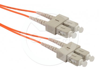 Patch kabel Solarix 50/125 SCpc/SCpc MM OM2 3m duplex SXPC-SC/SC-PC-OM2-3M-D
