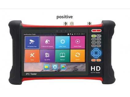 CCTV tester IPC-HX7-ADH pro IP, TVI, CVI, AHD a analogové kamery