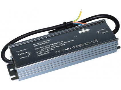 LED zdroj 0-100W 24V hliník