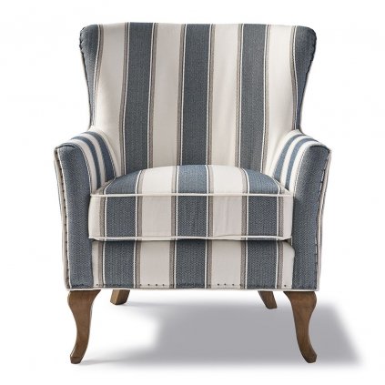 Křeslo Cavendish Stripe, Blue