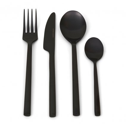 Příborový set RM Loft Cutlery 4 pcs black