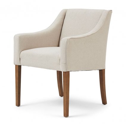 Jídelní židle Savile, Flax, Oxford Weave