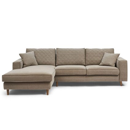 Rohová sedačka Kendall Corner Sofa Left, Washed Cotton, Stone