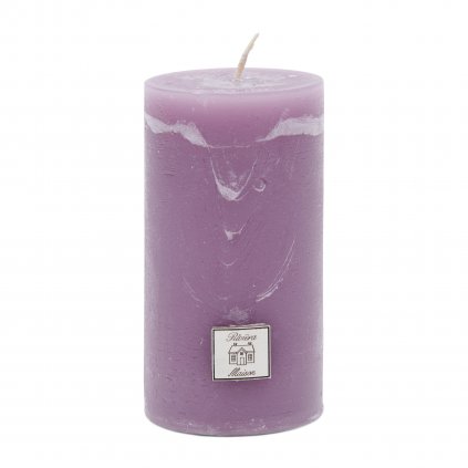Rustic Candle lavendel 7 x 13