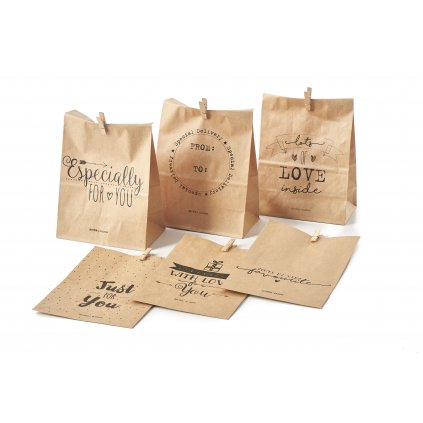 Papírové sáčky Just For You Paper Bags 6 pcs