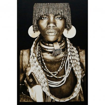 Obraz Hamar Woman Ethiopa 140x210cm