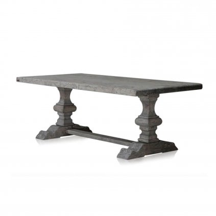 Jedálenský stôl Column Leg Grey (Rozměry 180 x 90 cm)