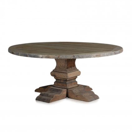 Okrúhly jedálenský stôl Column Leg Natural (Rozměry ∅ 180 cm)