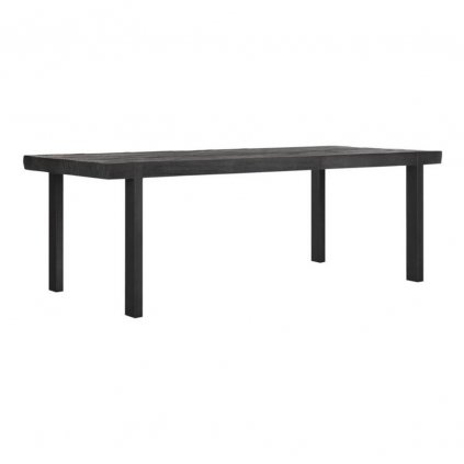 Jedálenský stôl Beam Black (Rozměry 225 x 100 cm)