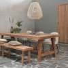 large cl 581744 monastery dining table 280 cl 581739 monastery bench ml 749413 vista arm chair boucle natural ml punta rasasf1b 6920014446963