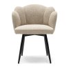 Jídelní židle Dauphine Swivel, peluche bouclé
