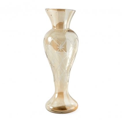 Váza Luxury Diamond Carved Vase gold