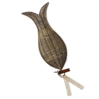 Dekorácia Rustic Rattan Fish M