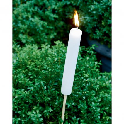 Svietnik Garden Torch white S