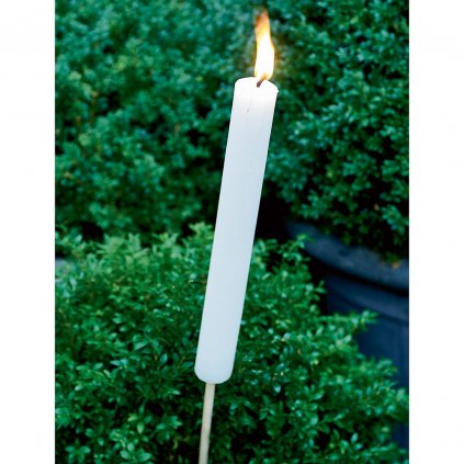 Svietnik Garden Torch white L
