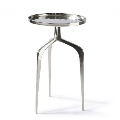 Stolík Faubourg End Table Nickel ∅ 42 cm