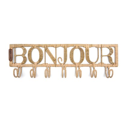 Vešiak Rustic Rattan Bonjour Coat Rack
