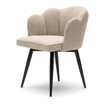 Jídelní židle Dauphine Swivel, peluche bouclé