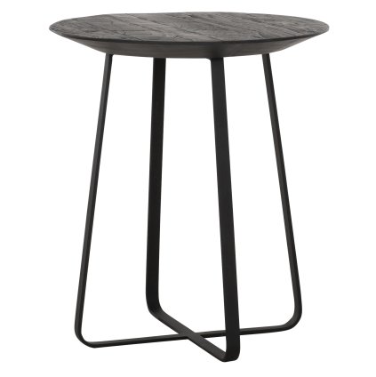 Konferenčný stolík Neptunes Black (Rozmery ⌀40cm)