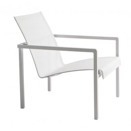 Kreslo Natal Alu Easy Chair White