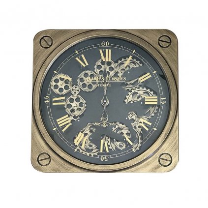 Wall clock Champs Elysees 50x50x8