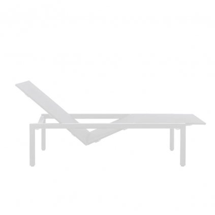 Adjustable lounger Illum white