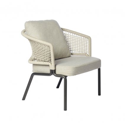 Kreslo Club chair CTR wengé-linen