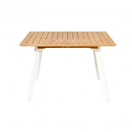 Stôl Luna Alu White, 120x120cm