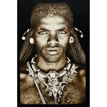 Obraz Samburu Warrior Kenya 140x210cm