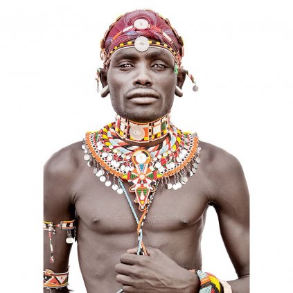 Obraz Samburu Man 140x210cm