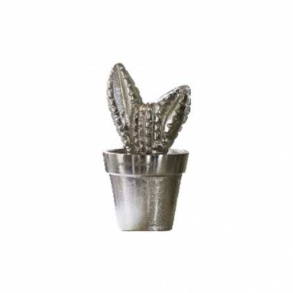 Kvetináč Cool Cactus silver
