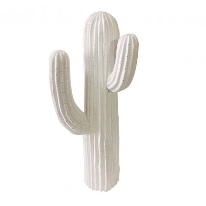 Dekorácia Cactus white XL