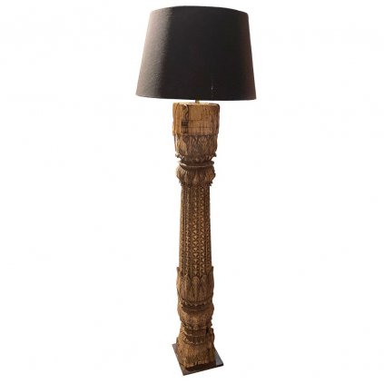 Stojacia lampa Pillar Natural Teak 180cm