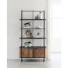 Large SO 250022 Soho bookcase 2 doors 4 open racks sf1 DTP web