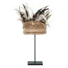 ml 980080 balinese hat with shell and feather 1
