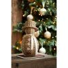 Vianočná dekorácia Rustic Rattan Snowman L